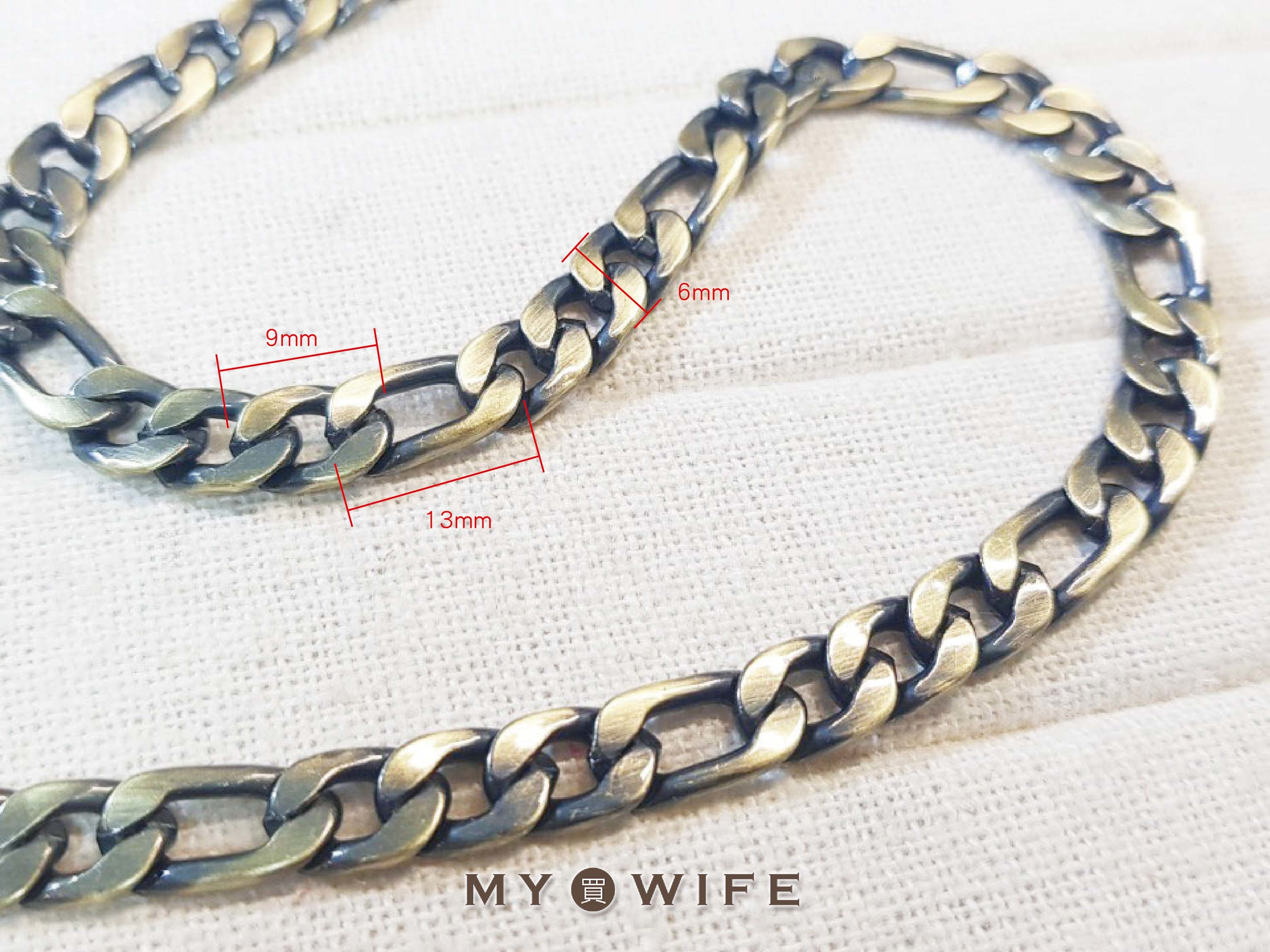 3:1金屬鍊條#16_5色【SL-YF14 # NK(ZM)】