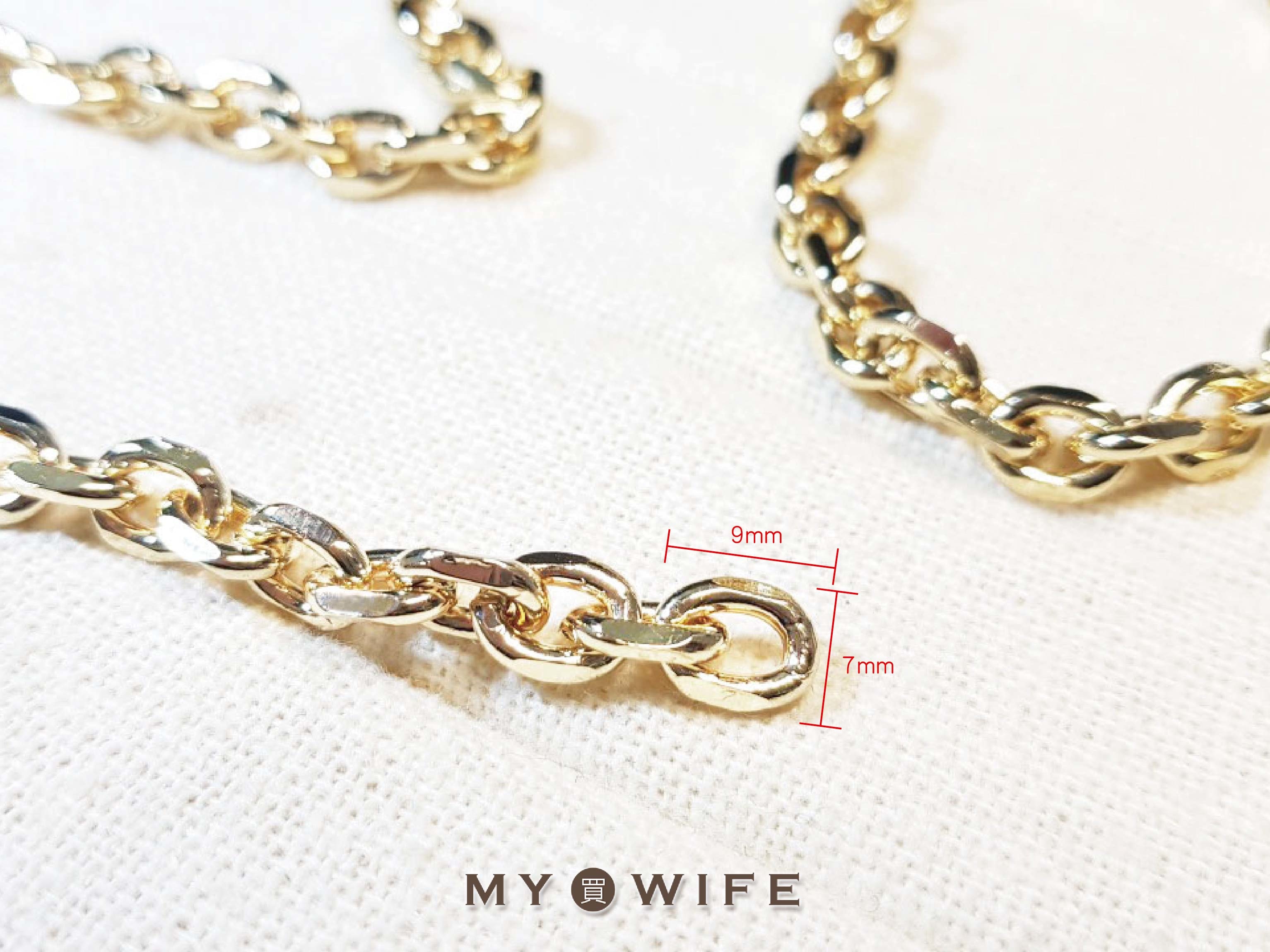 7x9mm金屬鍊條#1_5色【SL-YF2.0TPJO】