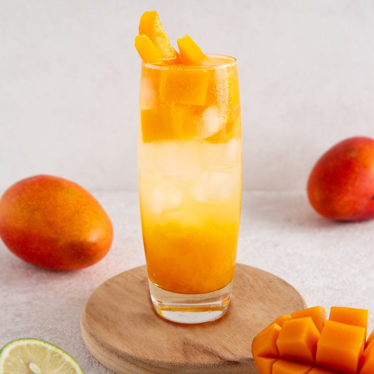 芒果果醬 氣泡飲 飲品