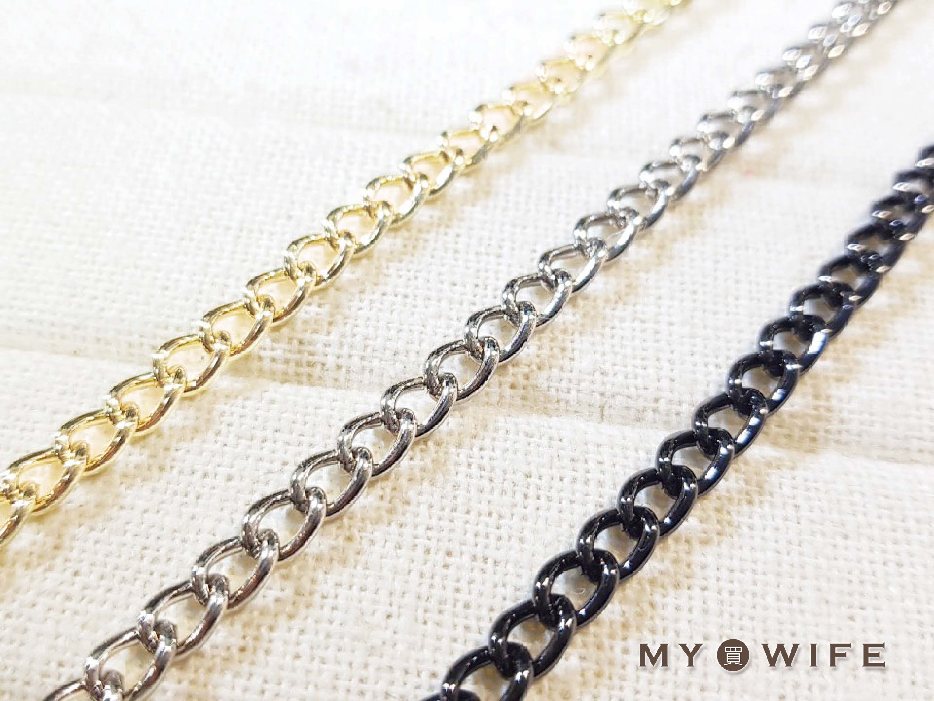 7.1x4.9mm金屬鍊條#13_5色【SL-YF18 # TN】