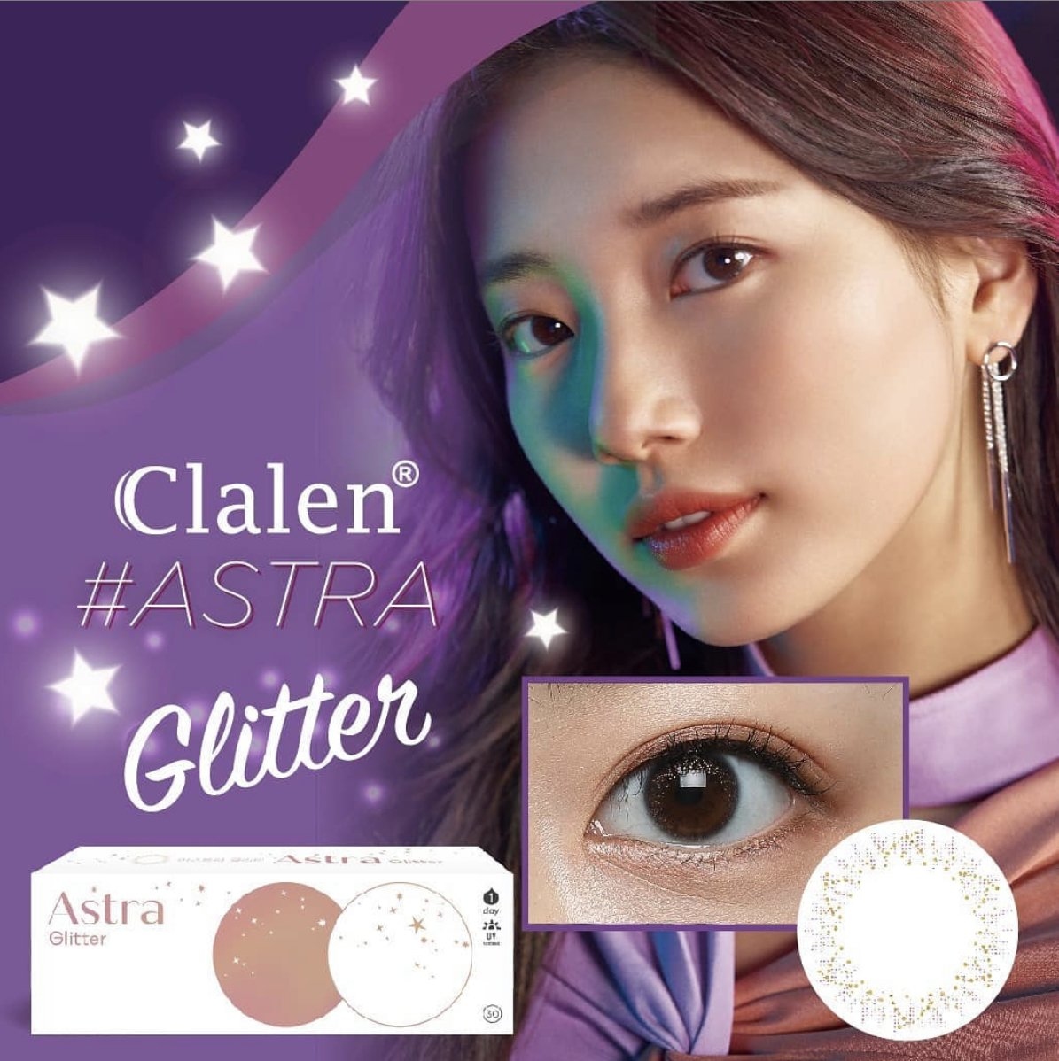 Clalen Astra 1-Day - Glitter