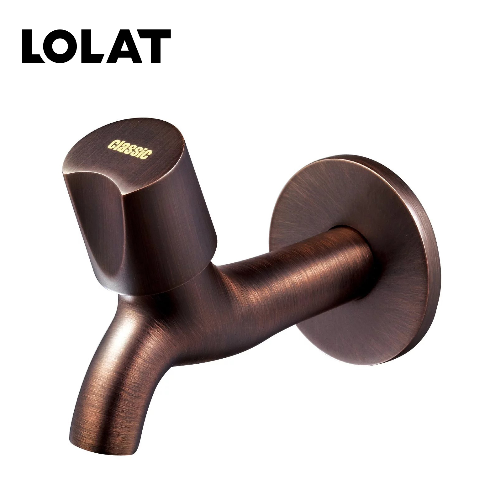 LOLAT簡約長栓水龍頭-霧紅古銅C1002JAR