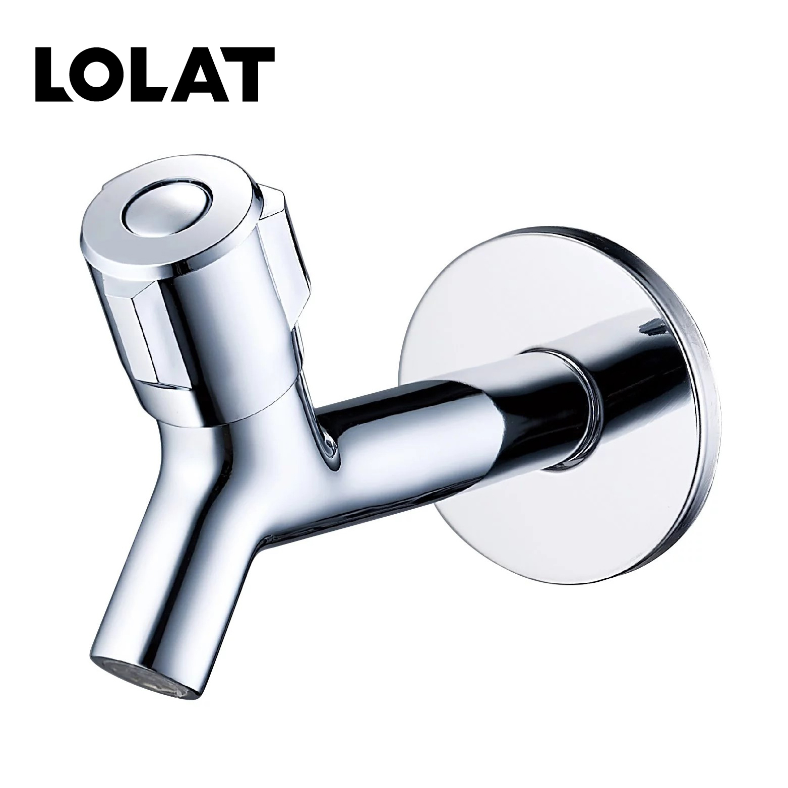 LOLAT圓頭加長型長栓水龍頭-鉻色L1698