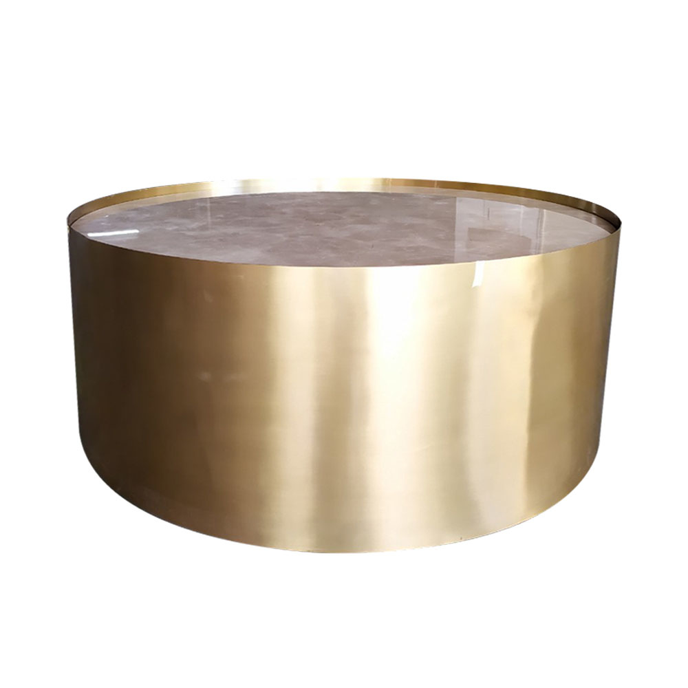 拜倫︱天然石圓茶几