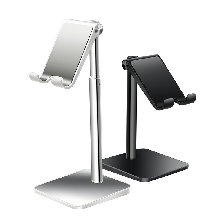 【追劇神器，伸縮升降支架】 高質感鋁合金，穩固防滑，可直接充電。全型號手機/平板皆可使用