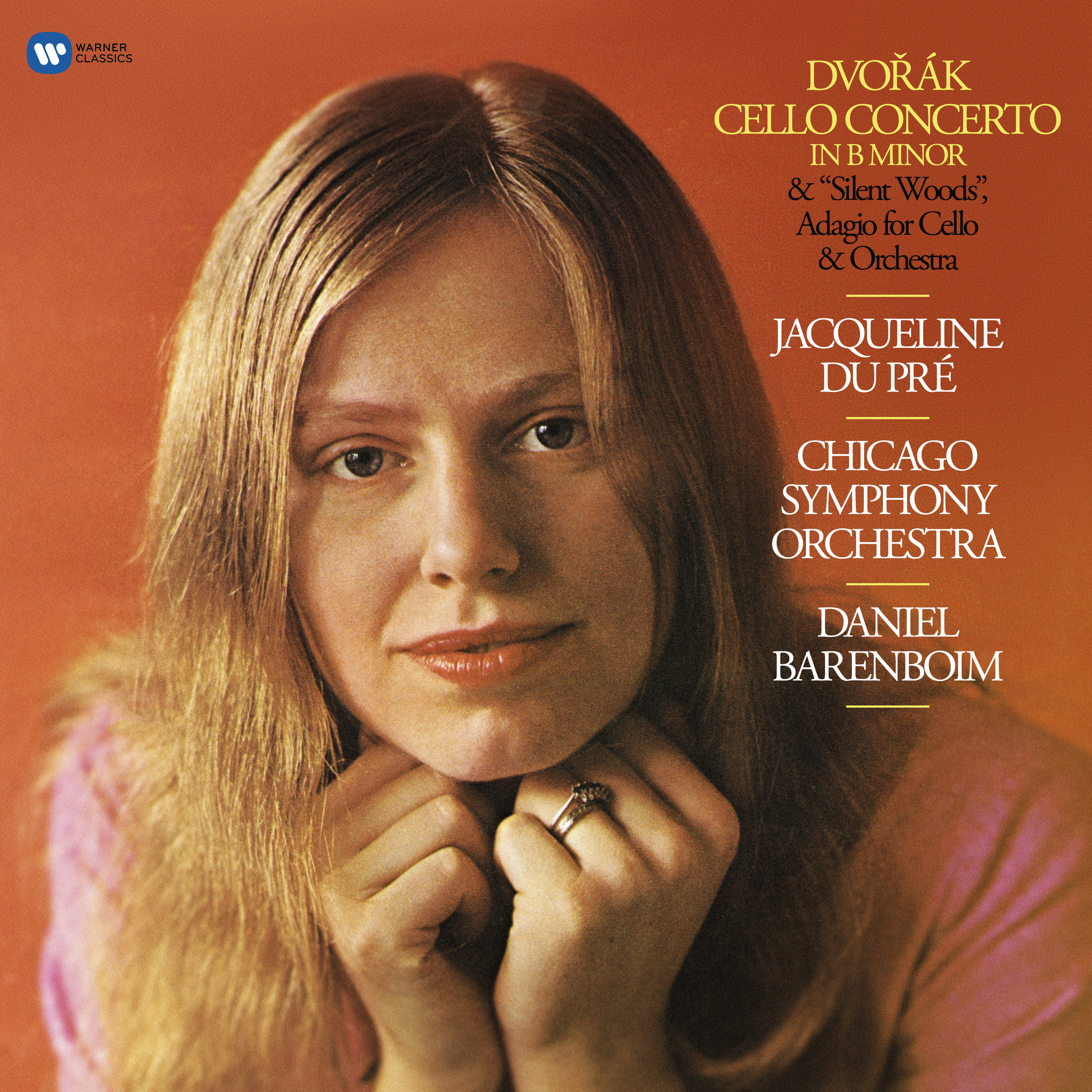 德弗札克：大提琴協奏曲、寂靜的森林 / 杜普蕾〈大提琴〉/ 巴倫波因〈指揮〉/ 芝加哥交響樂團 歐洲進口盤 LP黑膠唱片