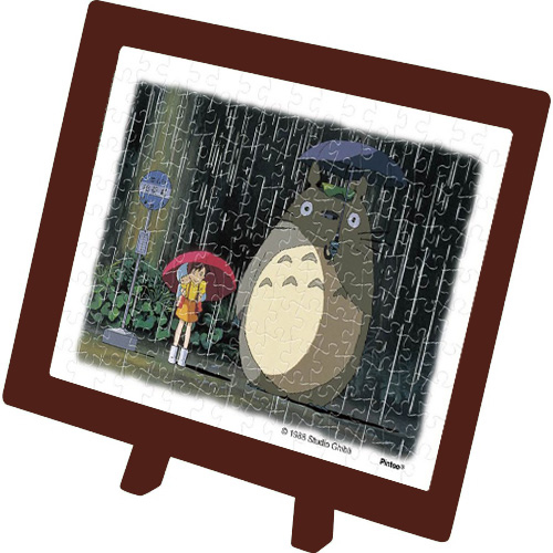 150片小拼圖(附框架) 龍貓 雨中的巴士站