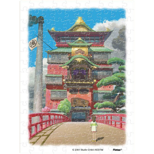 150片小拼圖(附框架) 神隱少女 油屋