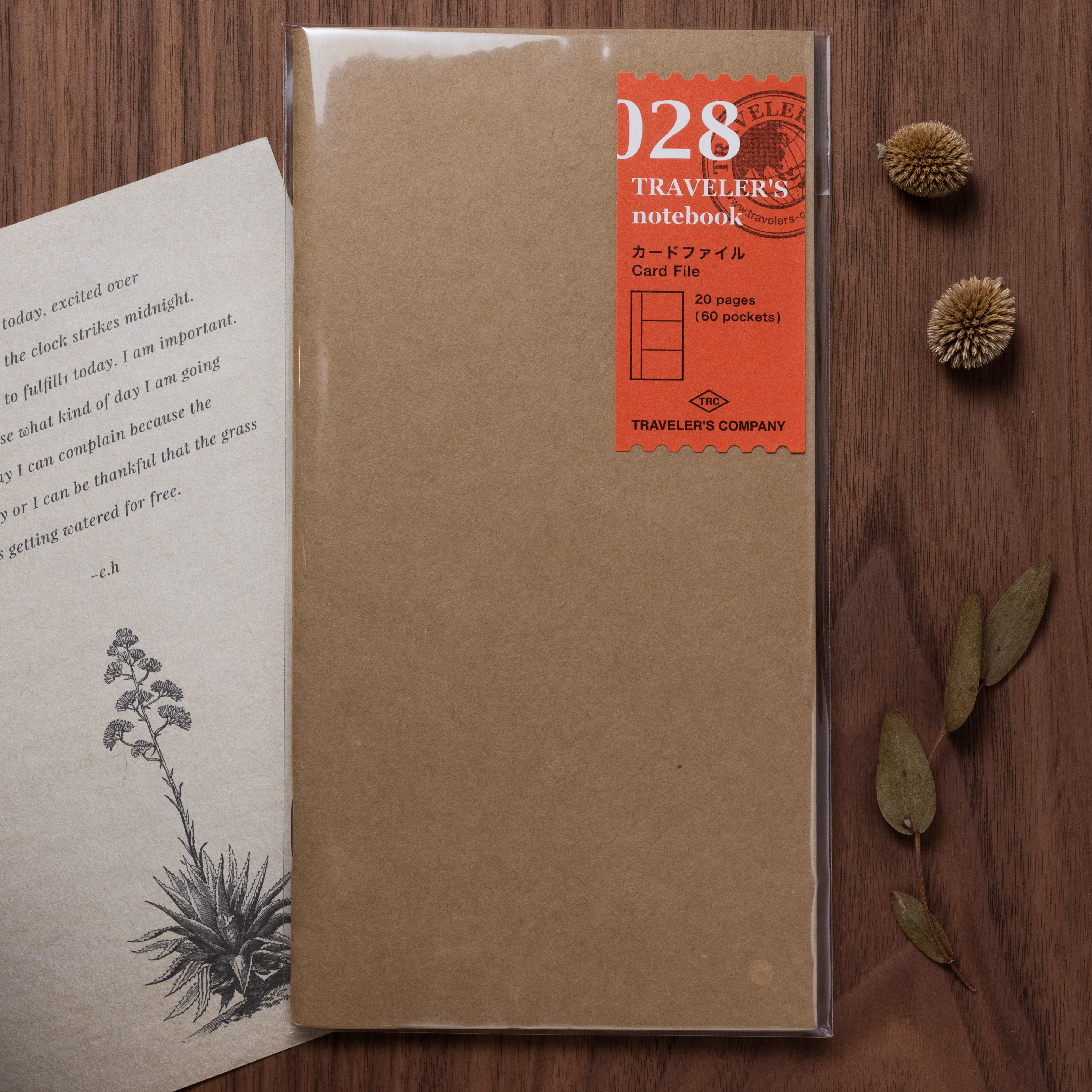 TRAVELER'S notebook (TN) | 028 卡片夾