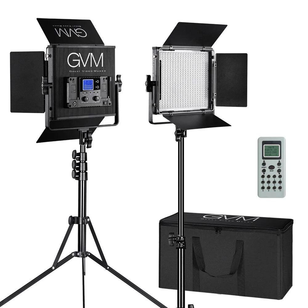 GVM 520S-B 雙色溫LED 演播室補光燈套裝