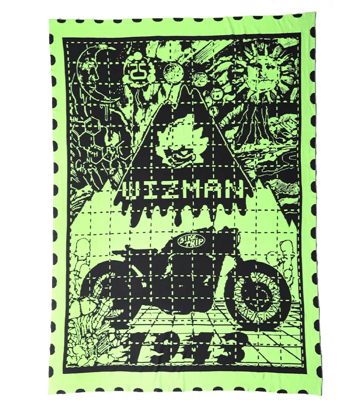 Wizman 大飛社 Bike Trip 限量大型方巾 100x133cm