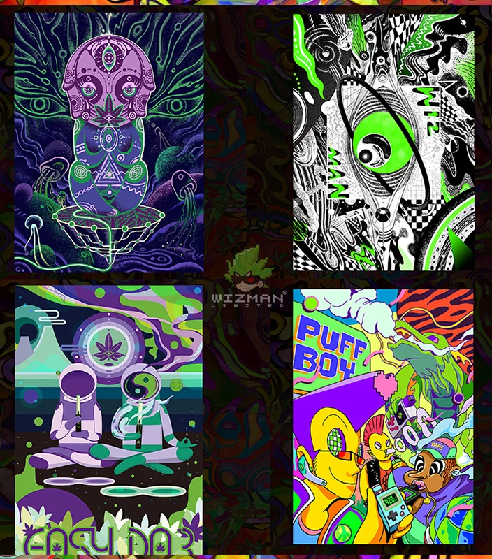 Wizman 大飛社 Original Art Illustration 多款限量插畫