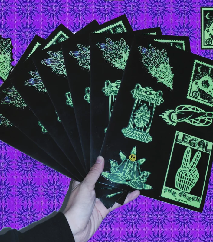 Wizman 大飛社 Luminous Stickers 夜光貼紙