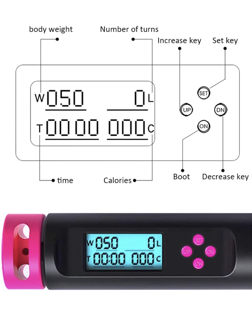 自動計數計時智能跳繩