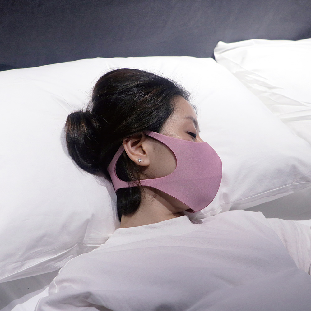 ｜玫瑰粉｜舒適美-多功能3D立體透氣抗菌口罩