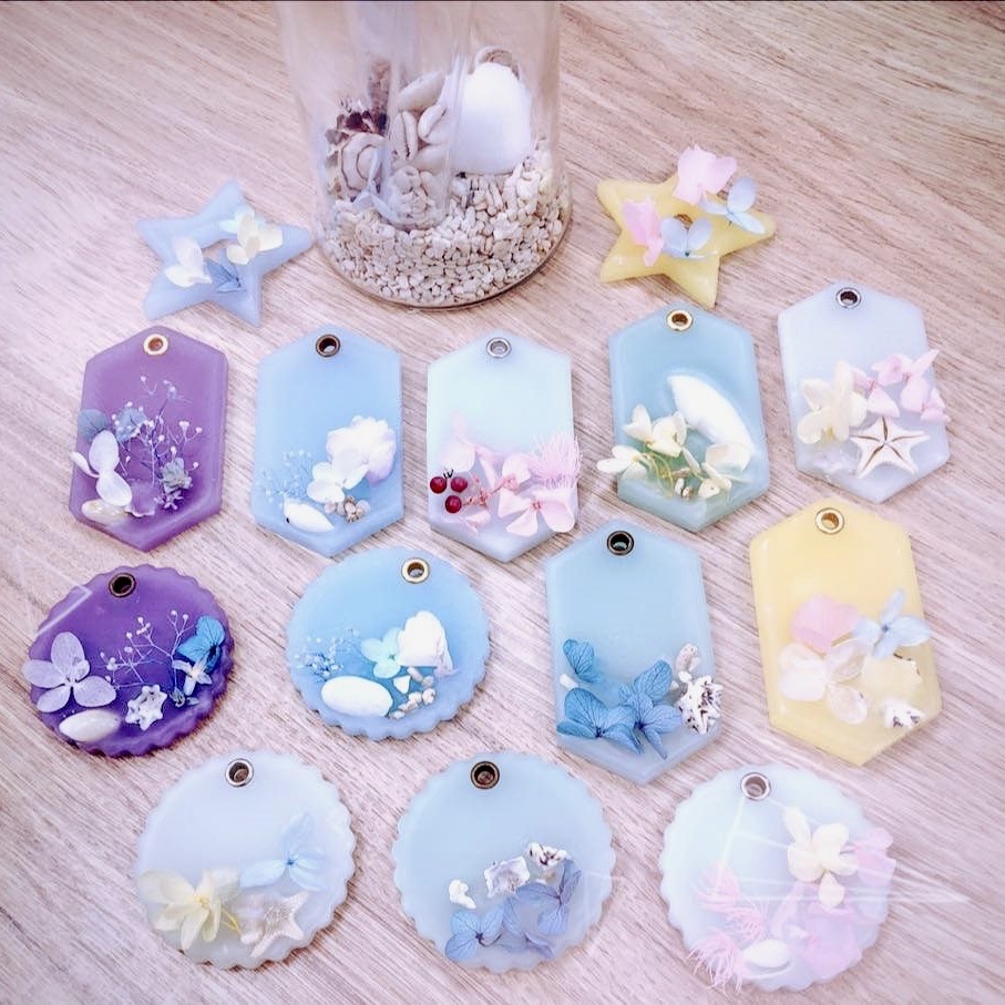 【青手作DIY】貝殼＆繡球花香氛蠟片
