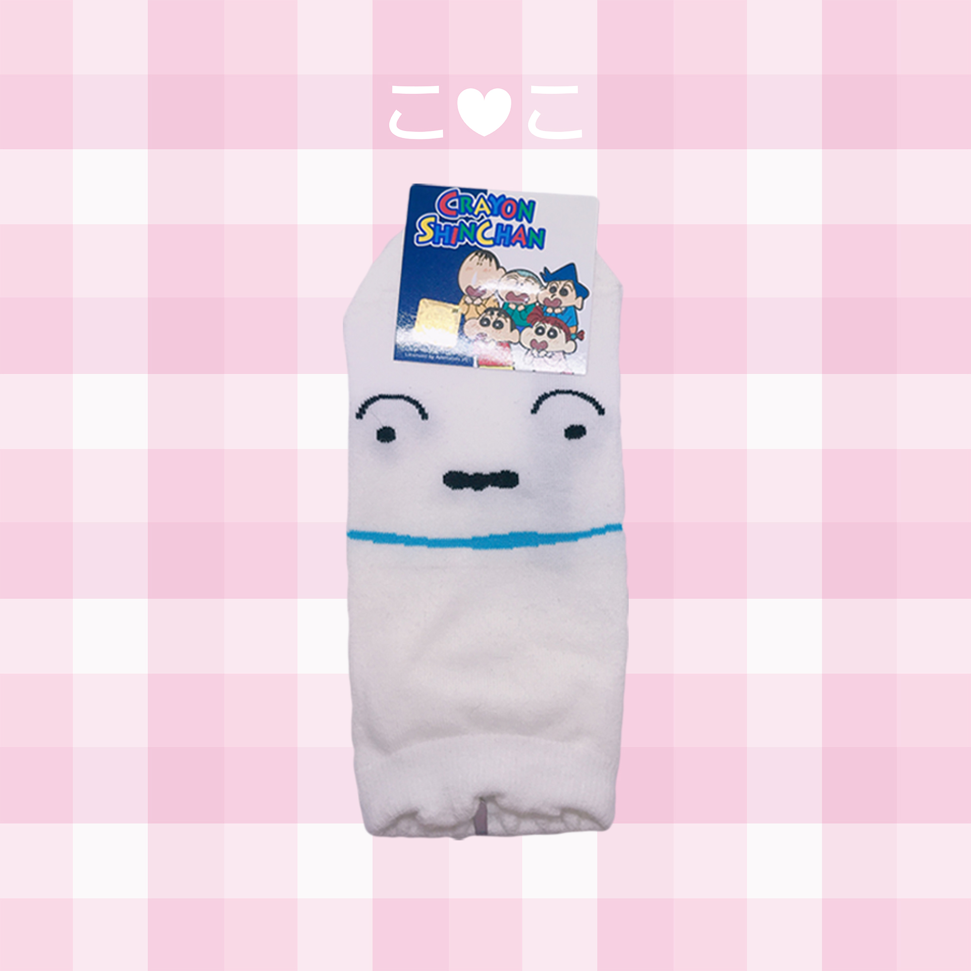 蠟筆小新人物造型隱形襪