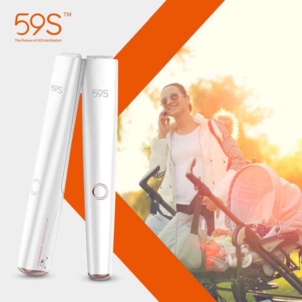 *熱賣*【59S UVC LED 紫光線消毒器】*可用於日常不能用酒精的物品上(如餐具、水杯、水果、食物、共用物件表面等) 能夠穿透細胞膜破壞結構，進而達到殺菌的效果