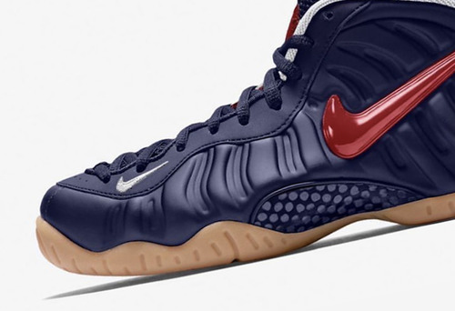 nike air foamposite blue void