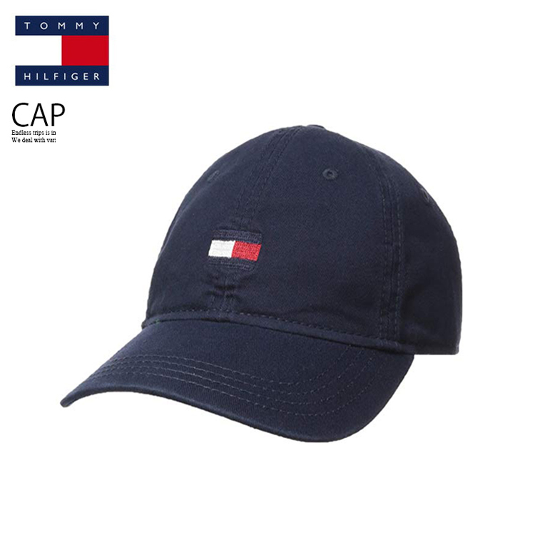 Tommy Hilfiger 男女 經典刺繡 LOGO  可調節 老帽 棒球帽  - C204027