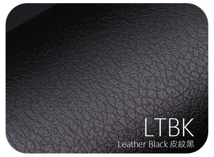 LIFE+GUARD LTBK Leather Black 皮紋黑 風格貼膜樣式，適用於相機、鏡頭與 3C 裝置表面保護與風格打造