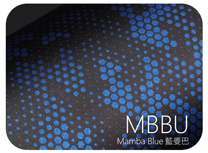 LIFE+GUARD MBBU Mamba Blue 藍曼巴 數位迷彩貼膜樣式，適用於相機、鏡頭與 3C 裝置表面保護與風格打造