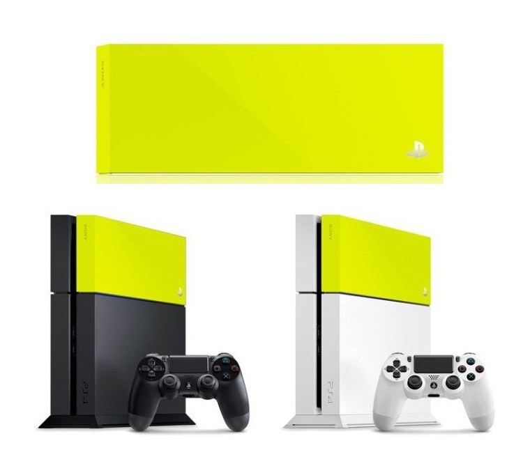 PS4 1000型專用 硬碟蓋  (青檸檬色)