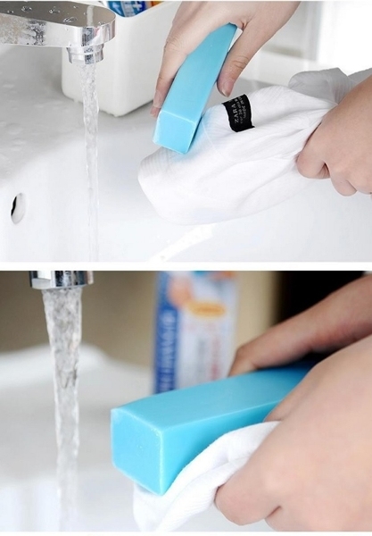 *正品*日本【衣領專用SANADA強效去漬肥皂棒】不管是衣物的衣領、袖口、褲子、襪子等頑強污垢均有強力去污效果