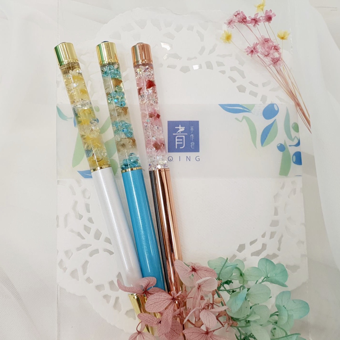 【青手DIY】浮游花筆