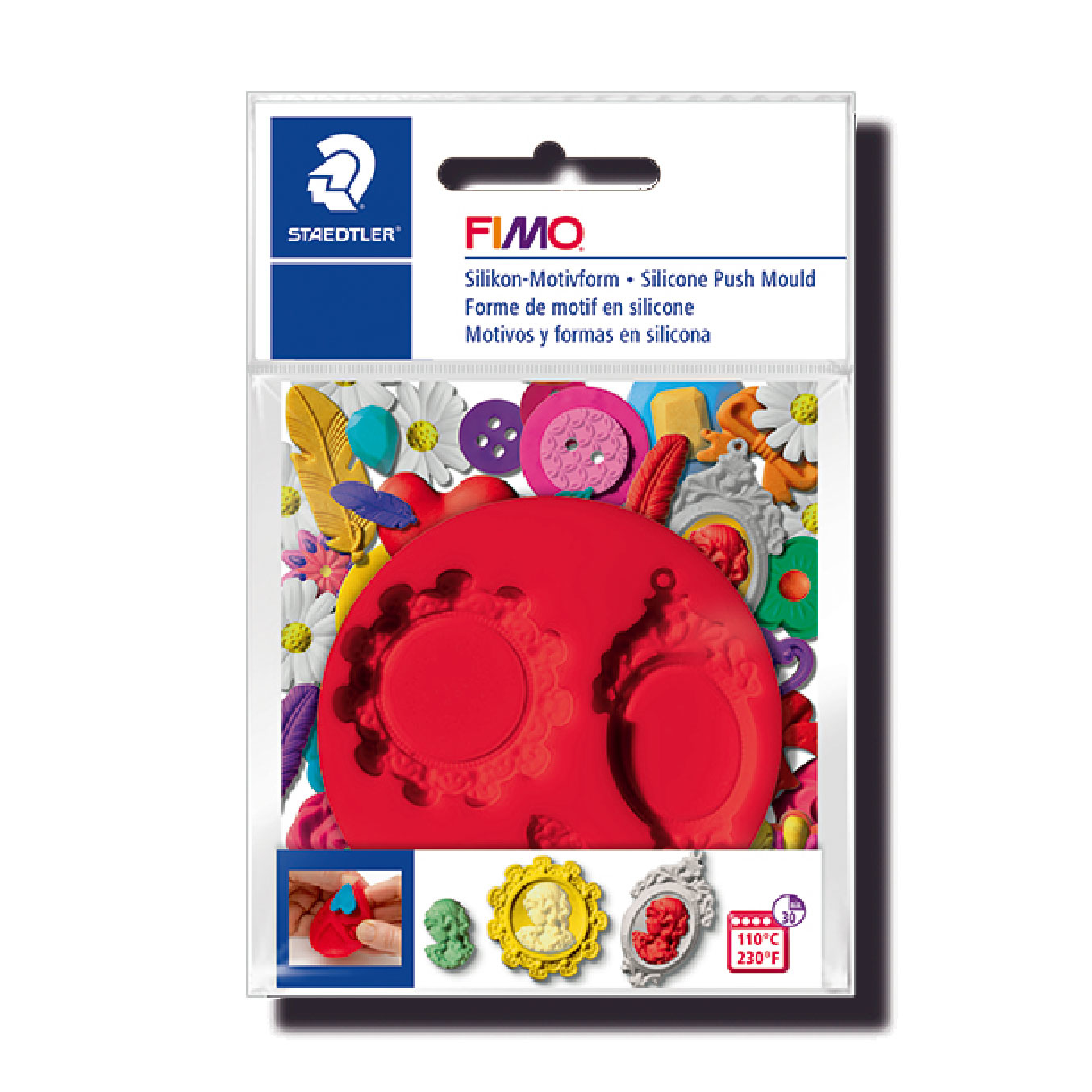 【STAEDTLER 施德樓】FIMO工具 MS8725 25 壓模組(古典框)