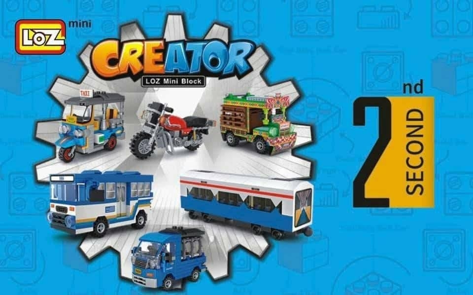 泰國Loz CREATOR 可愛積木車 隨機扭蛋車2.0