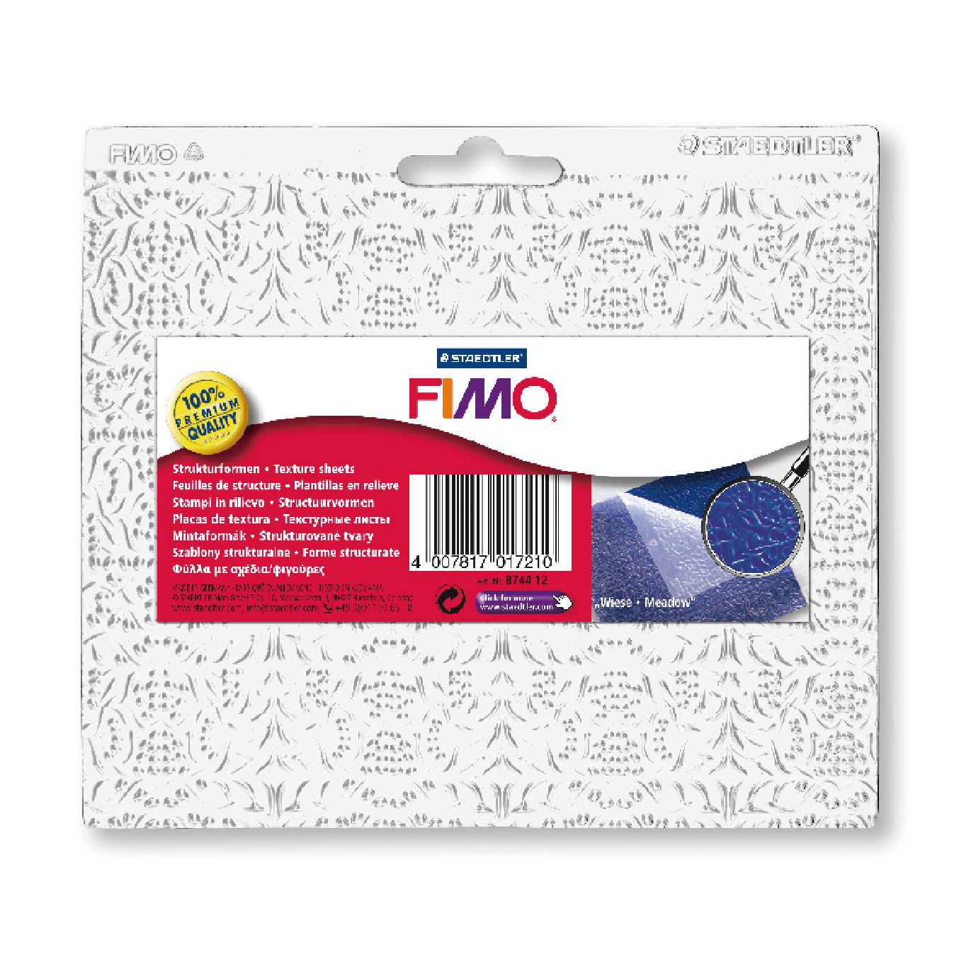 8744 12FIMO紋路模組-牧草紋