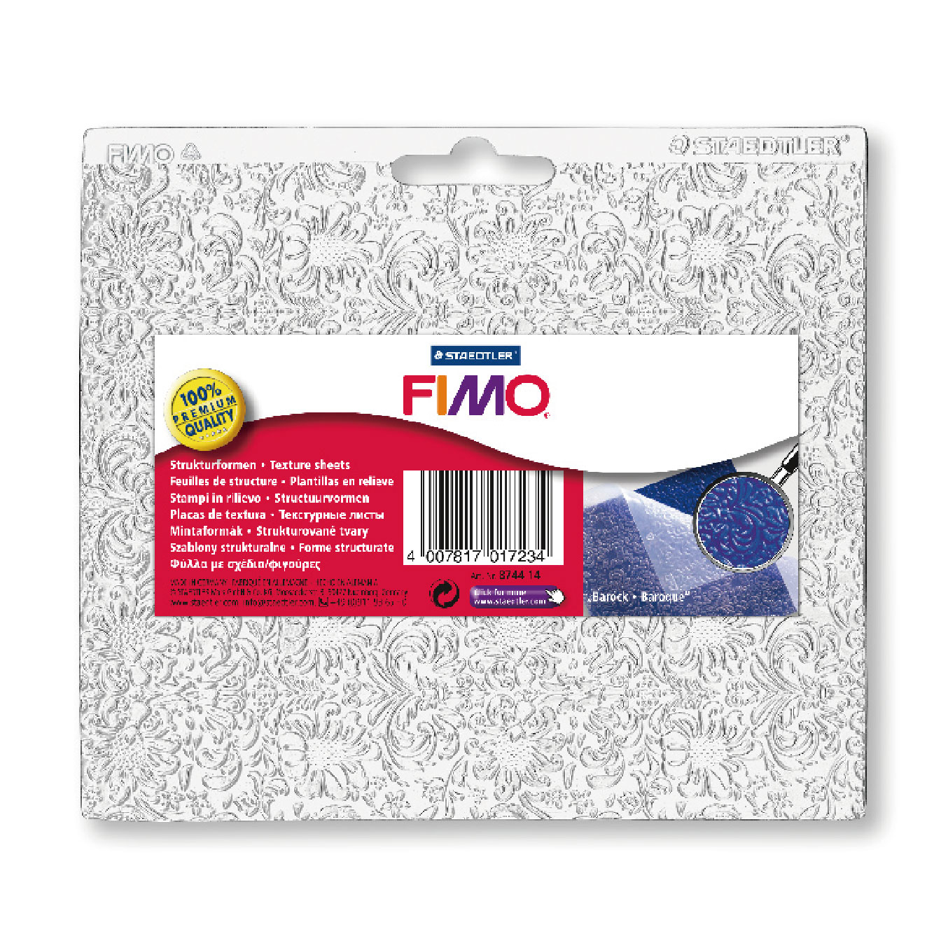 8744 14FIMO紋路模組-巴洛克