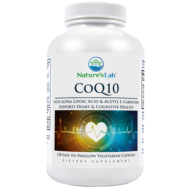 Nature's Lab, CoQ10+Alpha Lipoic Acid+Acetyl L-Carnitine HCl, 120 Veg Capsules