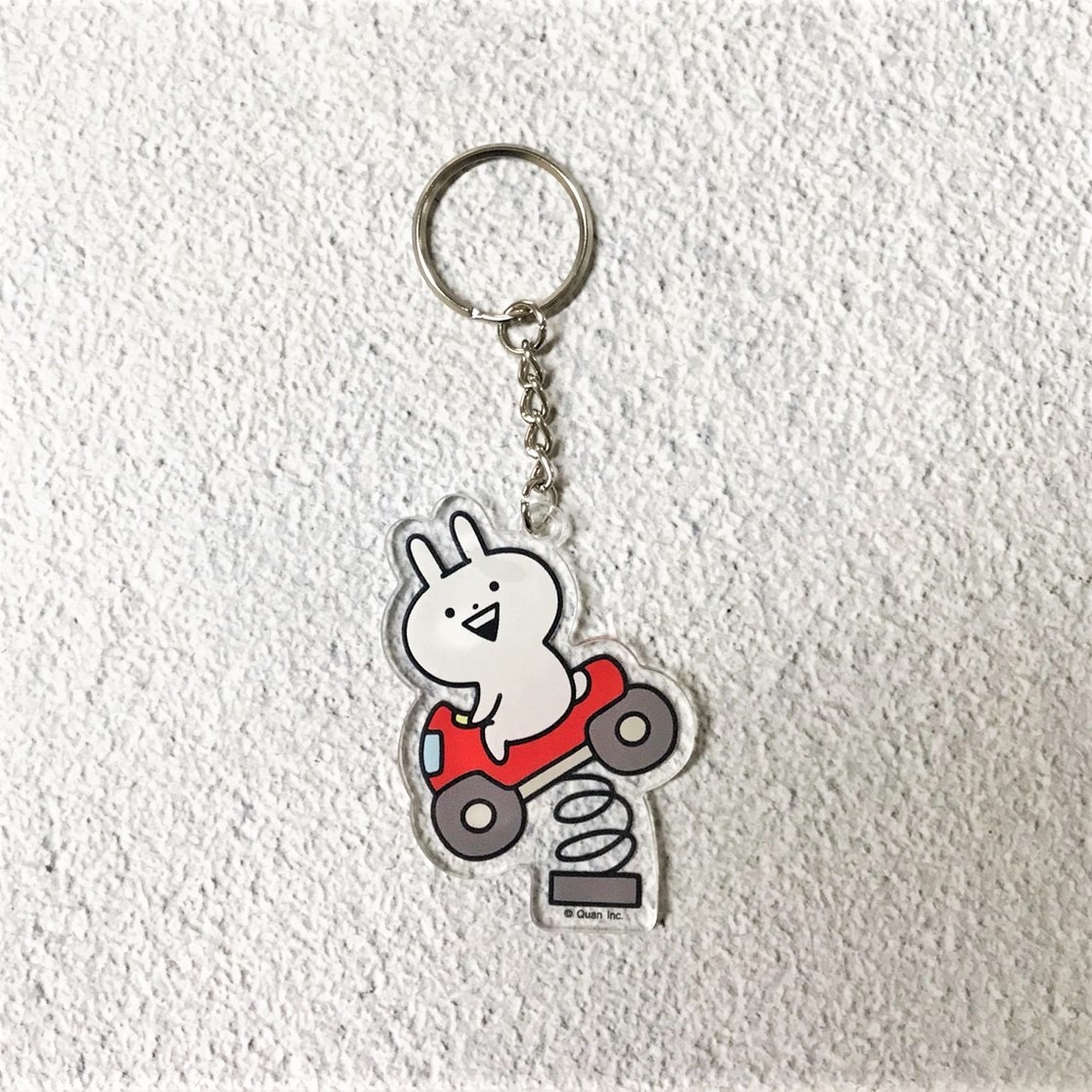 Usagyuuun-壓克力鑰匙圈-搖搖車款