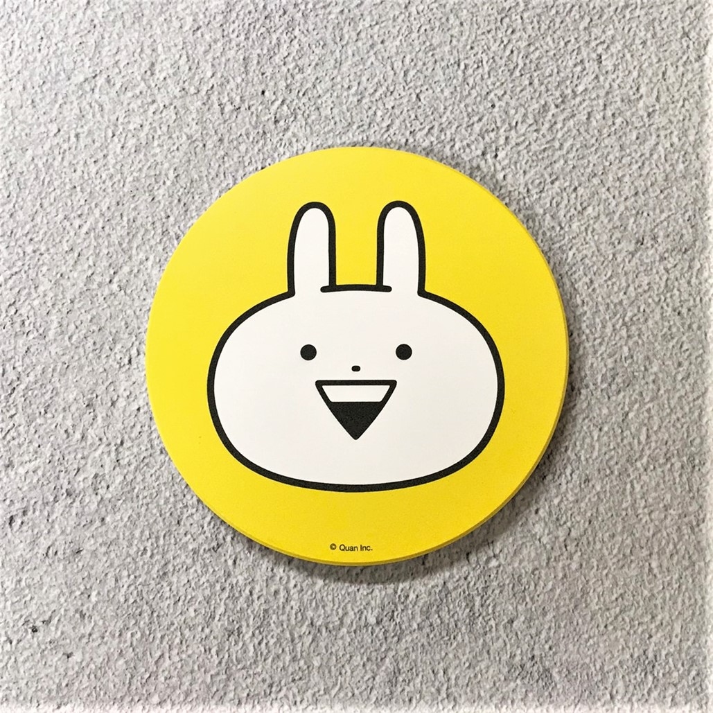 Usagyuuun-吸水杯墊-大臉款