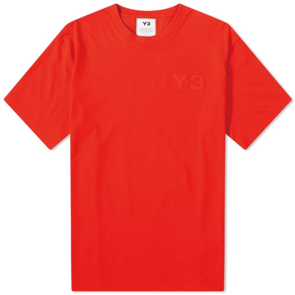 【 Y-3 CL SS TEE 短踢 - 紅 】