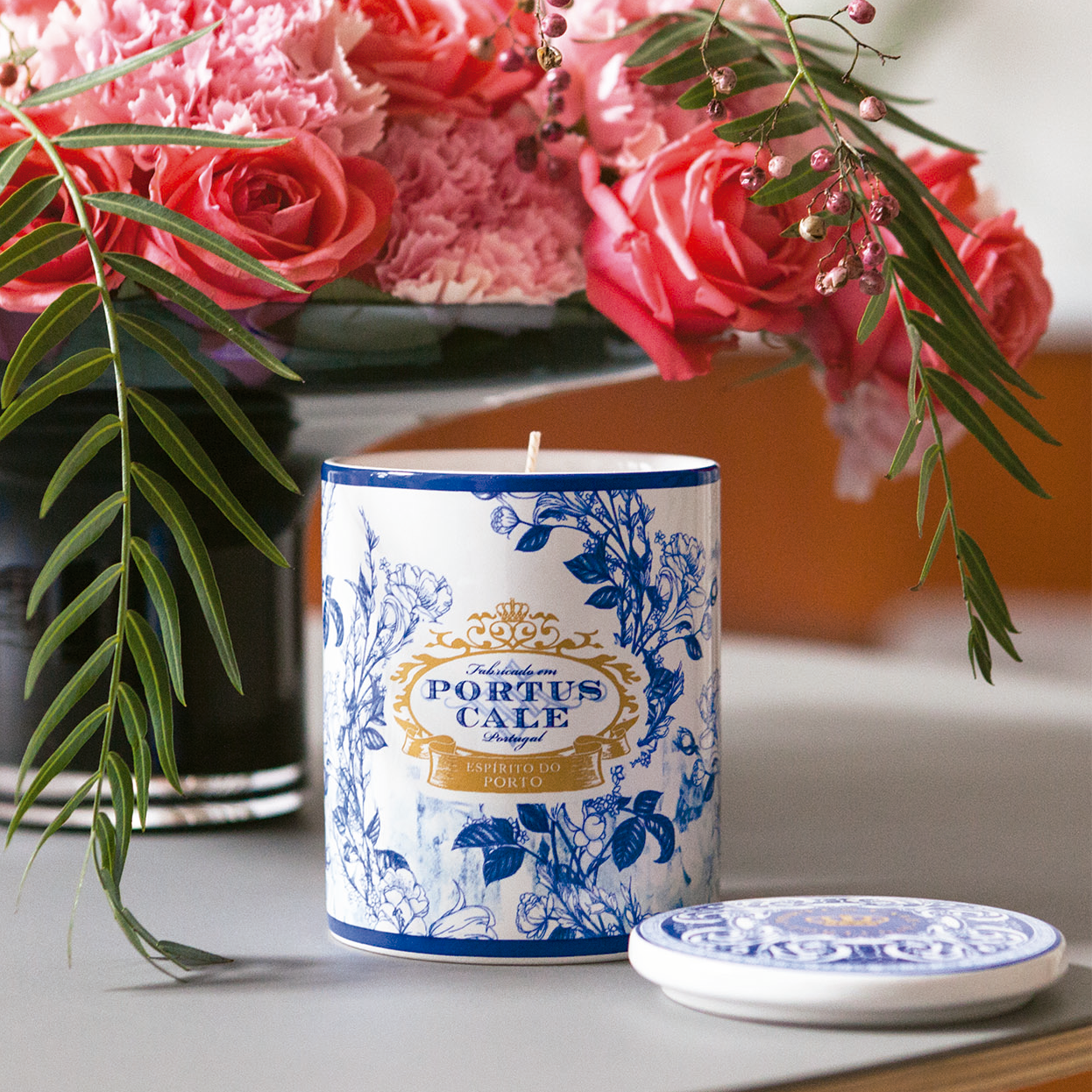 Castelbel Portus Cale 藍彩青瓷香薰蠟燭 228g