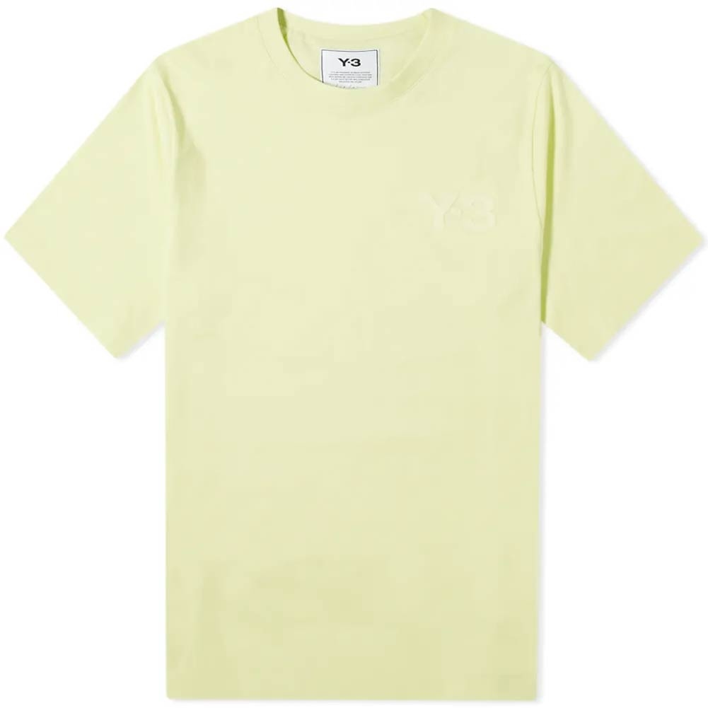 【 Y-3 CL SS TEE 經典LOGO短TEE - 黃 】