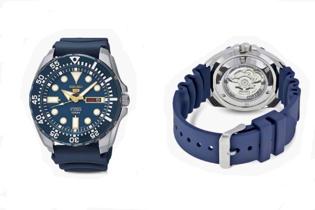 Seiko 5 Sport 藍面潛水自動機械手錶 SRP605K2 