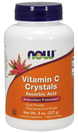 [預購] Now 精純維他命C粉 227克 Vitamin C Crystals