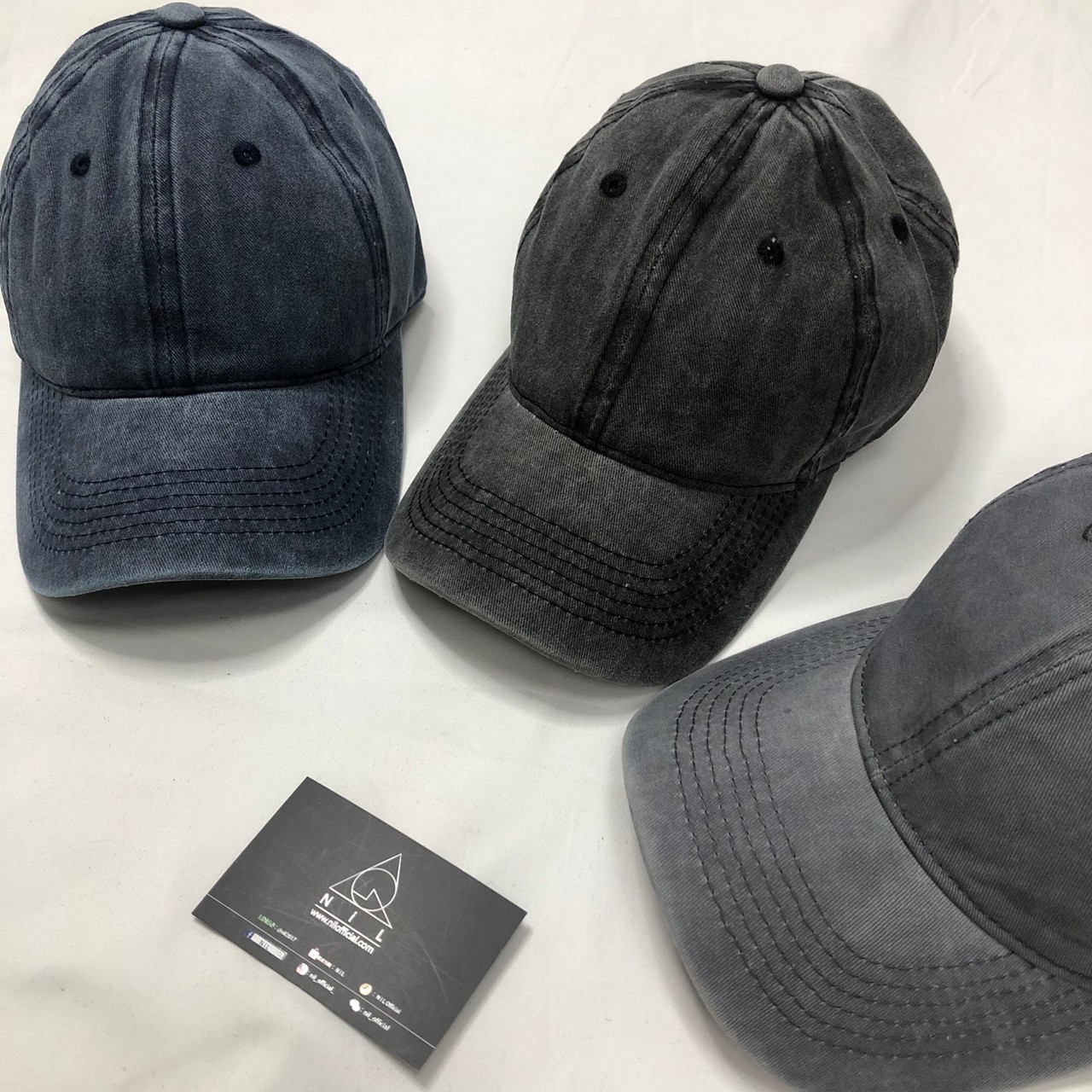 JP 蠟染 水洗 工裝 棒球老帽