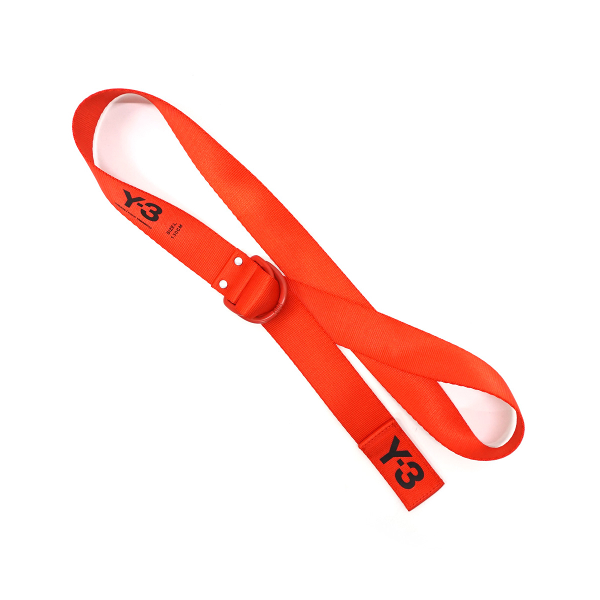 【 Y-3 BELT 經典LOGO皮帶 - 紅 】