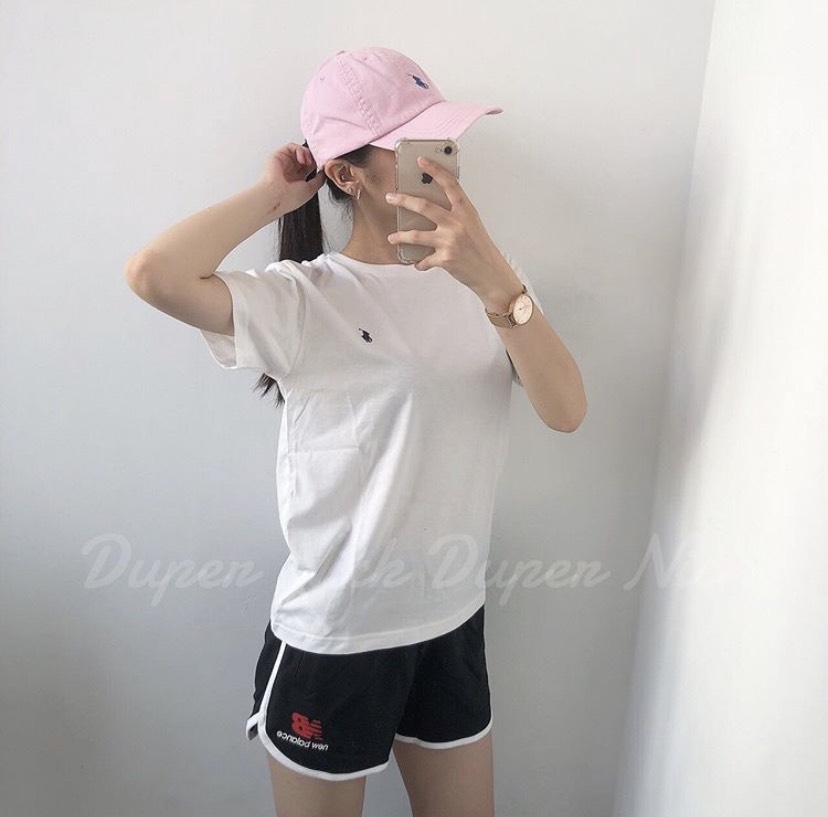 Polo 男大童粉色老帽