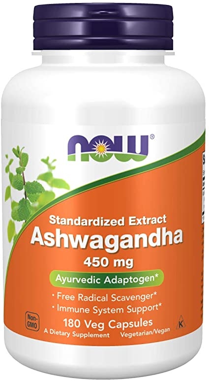 [預購] Now Ashwagandha 南非醉茄 450mg 90粒/180粒