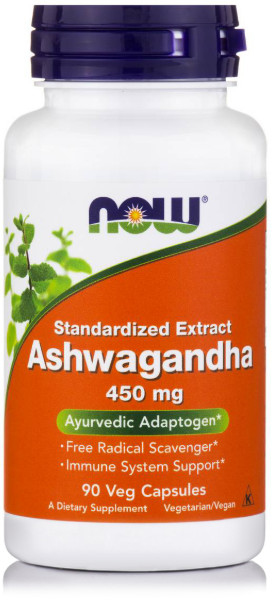 [預購] Now Ashwagandha 南非醉茄 450mg 90粒/180粒