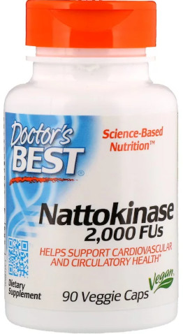 [預購] Doctor's Best 納豆激酶 90粒 / 270粒 素食 2000FUs nattokinase