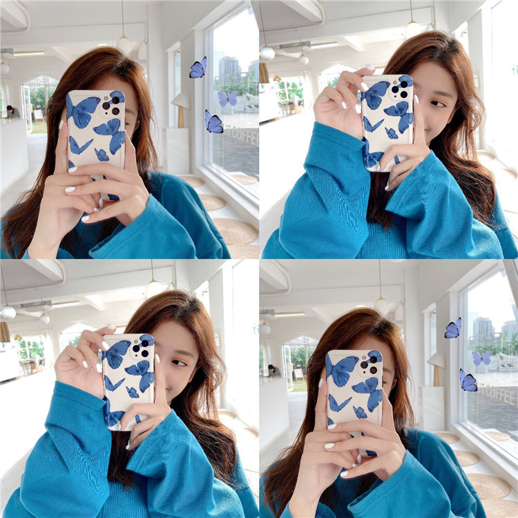 限時特價 $299 小清新【蝶舞防摔殼】TPU鏡頭全包軟殼