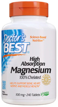 [預購] 高吸收鎂 240粒 Doctor's Best High Absorption Magnesium