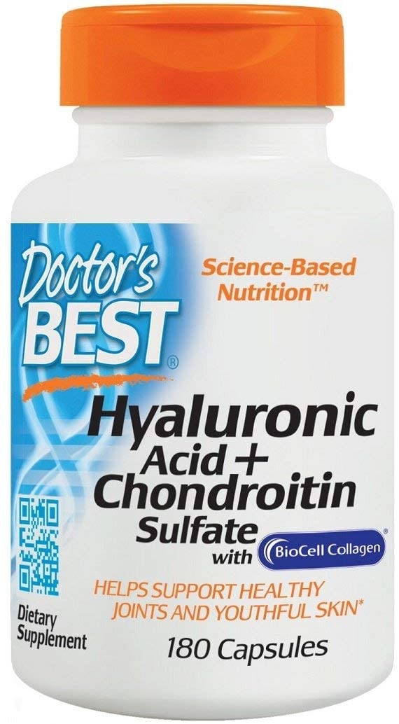 [預購] Doctor's Best 玻尿酸+軟骨素+二型膠原蛋白 180粒 Hyaluronic acid + Chondroitin Sulfate